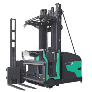 Image d'un chariot préparateur de commandes électrique VNT11-20 Mitsubishi Forklift